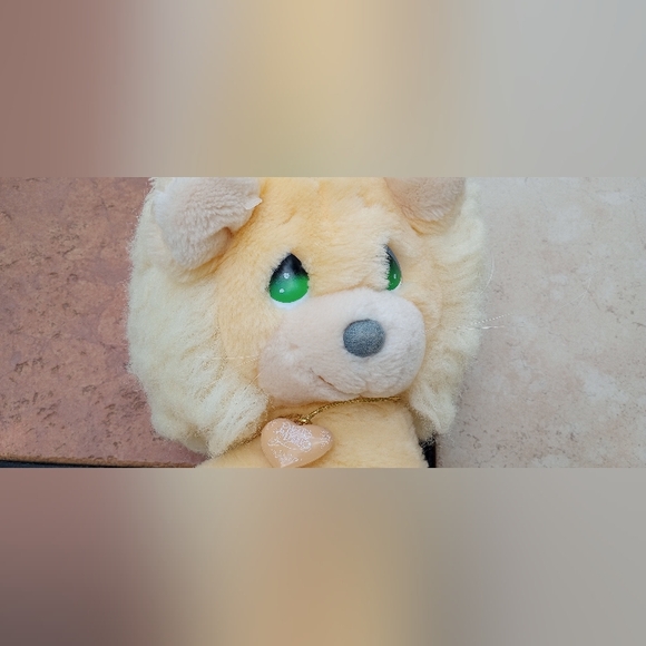 Precious Moments Vintage Applause Plush Leon Lion 1985 Yellow Stuffed Toy 10in - Picture 2 of 4